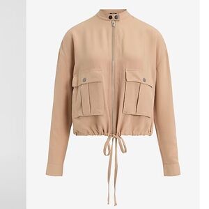 Express Cargo Pocket Cropped Jacket